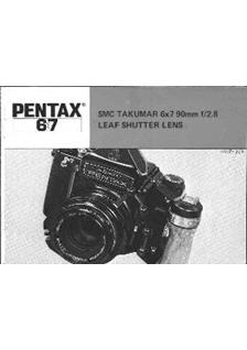 Pentax 67 - 6x7 manual. Camera Instructions.